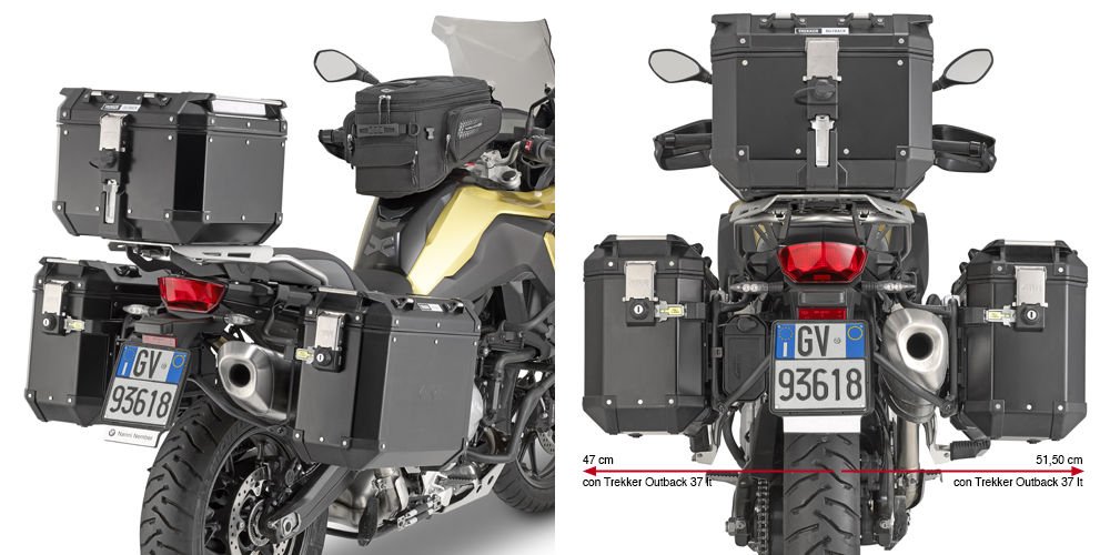 GIVI PL5127CAM BMW F750GS-F800GS- F850GS (18-24)-F850GS-F900GS ADVENTURE (19-24) YAN ÇANTA TAŞIYICI