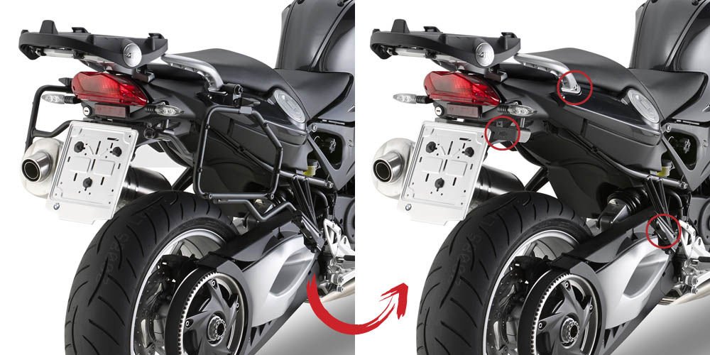 GIVI PLR5109 BMW F 800GT (13-17) YAN ÇANTA TAŞIYICI