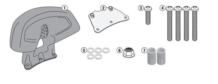 KAPPA KTB2120A YAMAHA TRICITY 125-155 (14-24) SISSYBAR