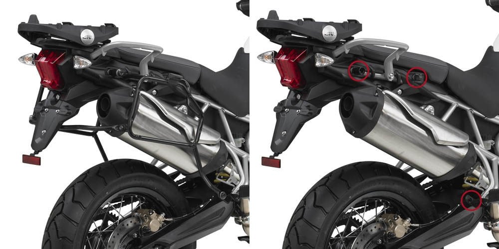 GIVI PLR6401 TRIUMPH TIGER 800 - TIGER 800 XC - TIGER 800 XR (11-16) YAN ÇANTA TAŞIYICI