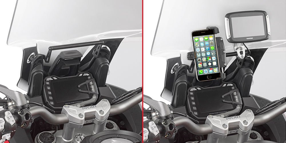 GIVI FB7408 DUCATI MULTISTRADA950-1200(15-18)-ENDURO1200-1260 (16-21) ÖN CAM ARKASI AKSESUAR TUTACAK