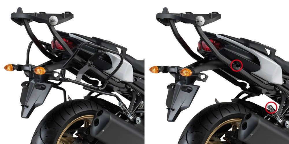 GIVI PLXR366 YAMAHA FZ8-FAZER8 (10-15) YAN ÇANTA TAŞIYICI