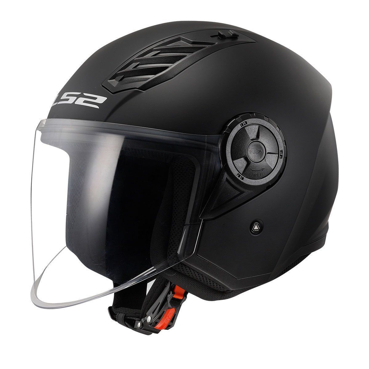 LS2 AIRFLOW 2 MAT SİYAH KASK Mat Siyah - XXL