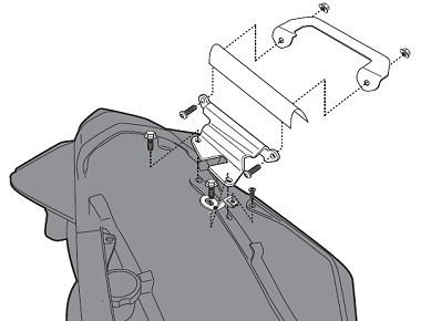 GIVI 267KIT HONDA VFR 1200 F (10-16) YAN ÇANTA TAŞIYICI BAĞLANTI KİTİ