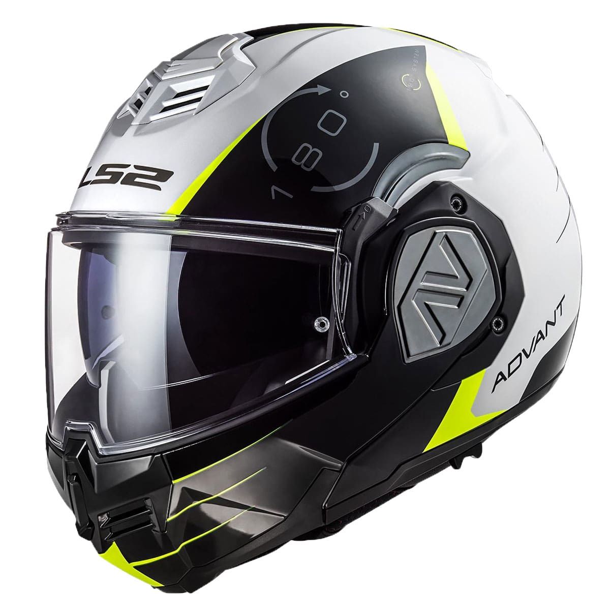 LS2 ADVANT CODEX BEYAZ-SİYAH KASK