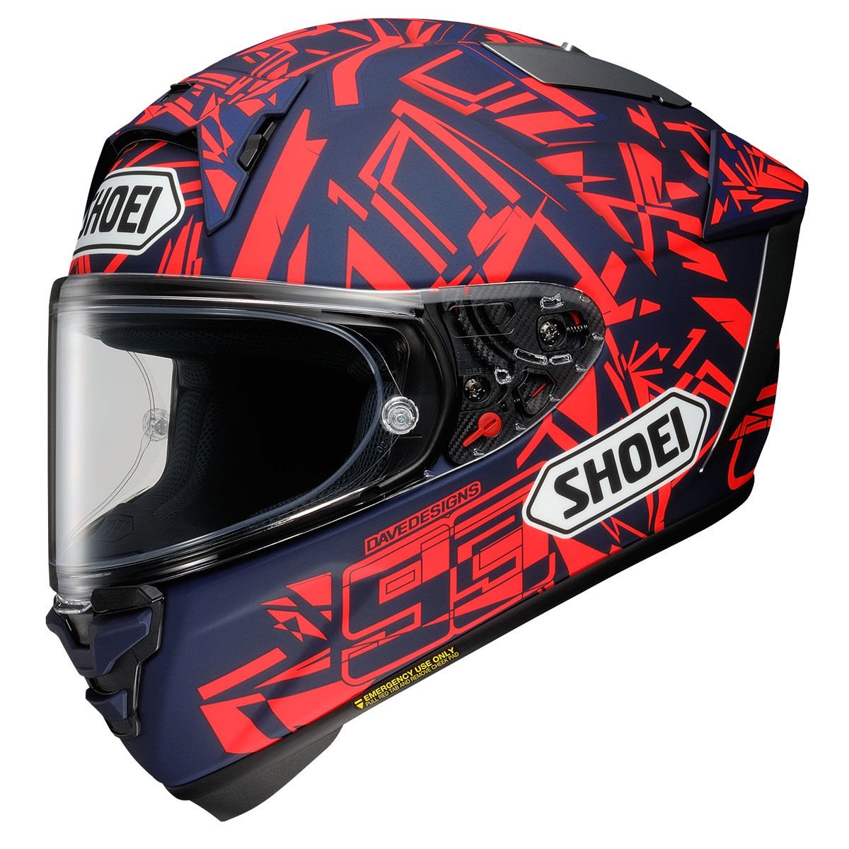 SHOEI X-SPIRIT PRO MARQUEZ DAZZLE TC-10 KASK