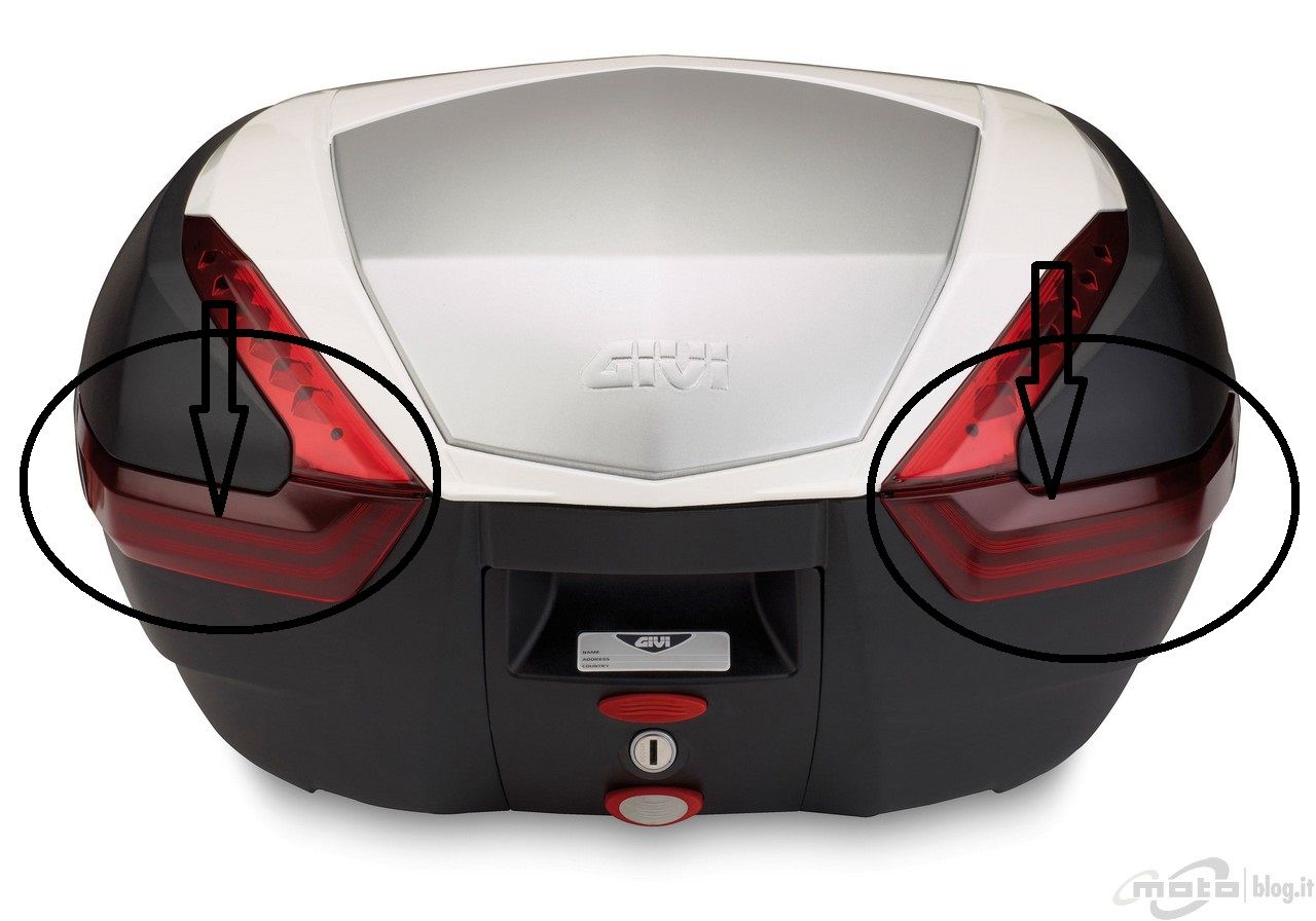 GIVI Z4702R ÇANTA REFLEKTÖRÜ ALT TAKIM KIRMIZI V47