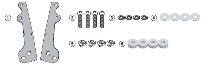 GIVI D5129KIT BMW F 750 GS (18-24) RÜZGAR SİPERLİK BAĞLANTISI