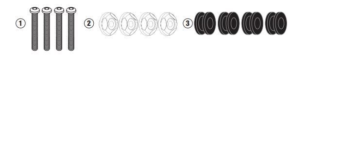GIVI D2153KIT YAMAHA N-MAX 125-155 (21-24) RÜZGAR SİPERLİK BAĞLANTISI