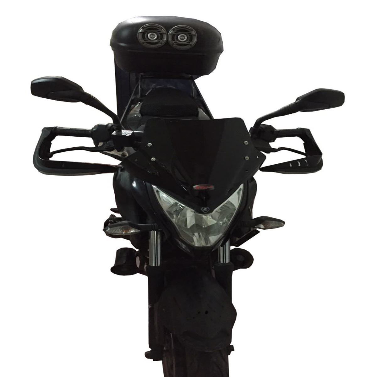 GP Kompozit Bajaj Pulsar NS 200 2011-2024 Uyumlu Spor Cam Siyah