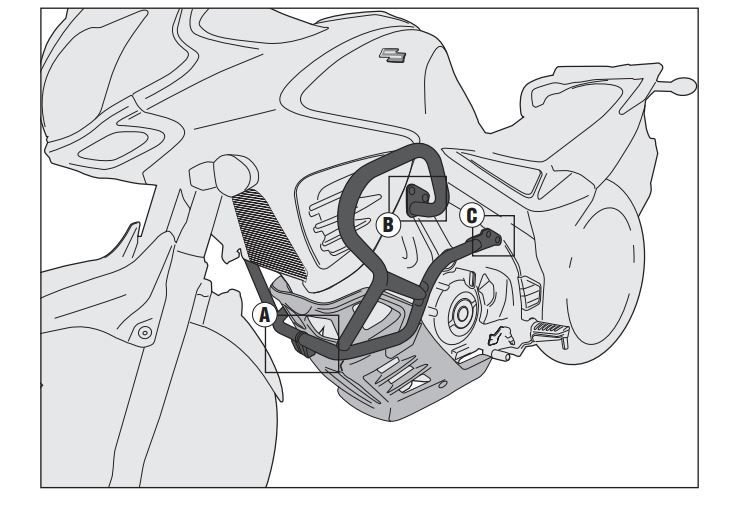 KAPPA KN3101 SUZUKI DL 650 V-STROM (11-24) KORUMA DEMİRİ