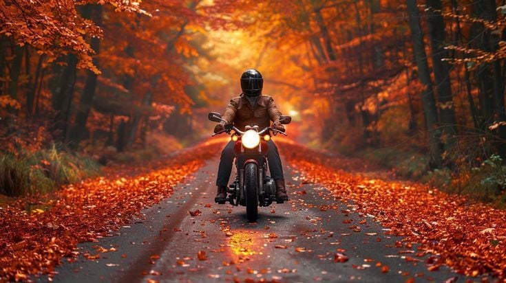 Sonbaharda Motosiklet Sürmek: Dikkat Edilmesi Gerekenler ve Ekipman Önerileri