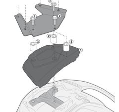 GIVI SR3104KIT SUZUKI BURGMAN 650 - 650 EXECUTIVE (13-20) ARKA ÇANTA TAŞIYICI BAĞLANTI KİTİ