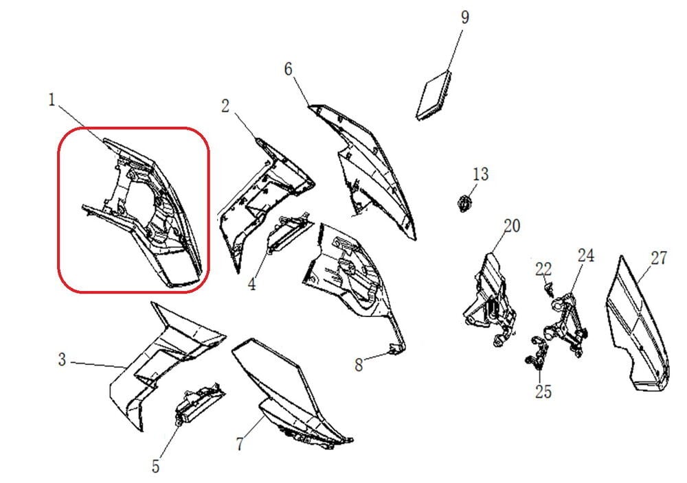 Xsuv 250 Ön Panel Alt