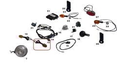 Daytona 125 Ön Sinyal Sol