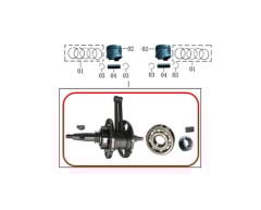 Daytona 250 V Krank Komple