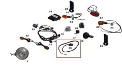 Daytona 125 Yan Sehpa Müşürü