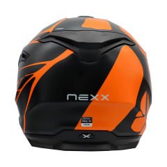 NEXX Y.100 B-SIDE MAT SİYAH-TURUNCU KASK