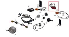 Daytona 125 Arka Stop