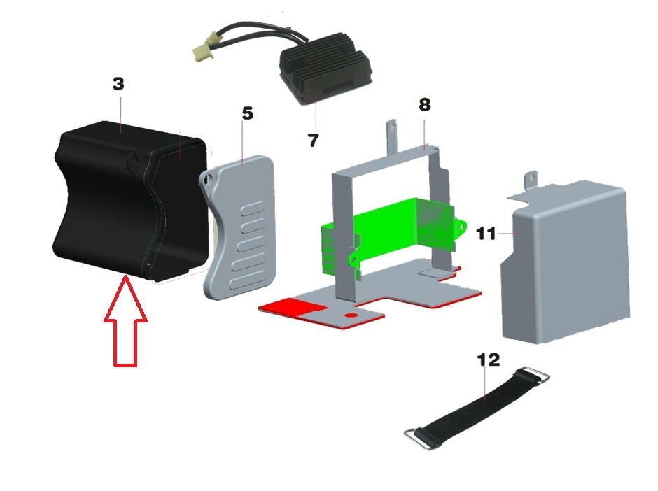 Daytona 125 Takım Kutusu