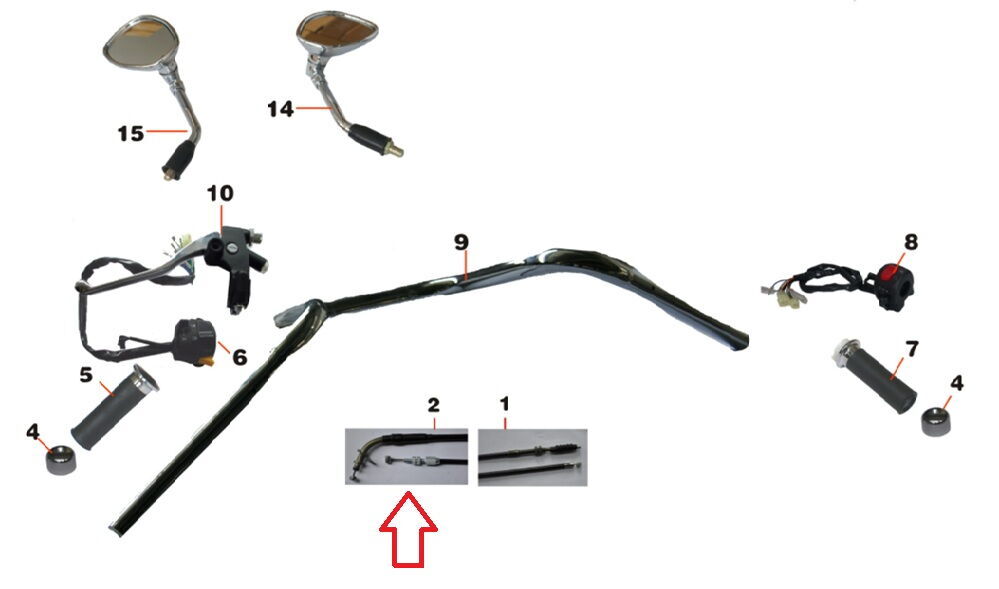 Daytona 125 Gaz Teli