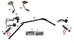 Daytona 125 Gaz Kolu Takım