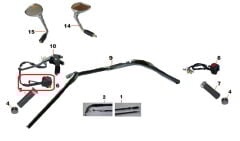 Daytona 125 Kumanda Paneli Sol