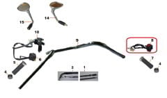 Daytona 125 Kumanda Paneli Sağ