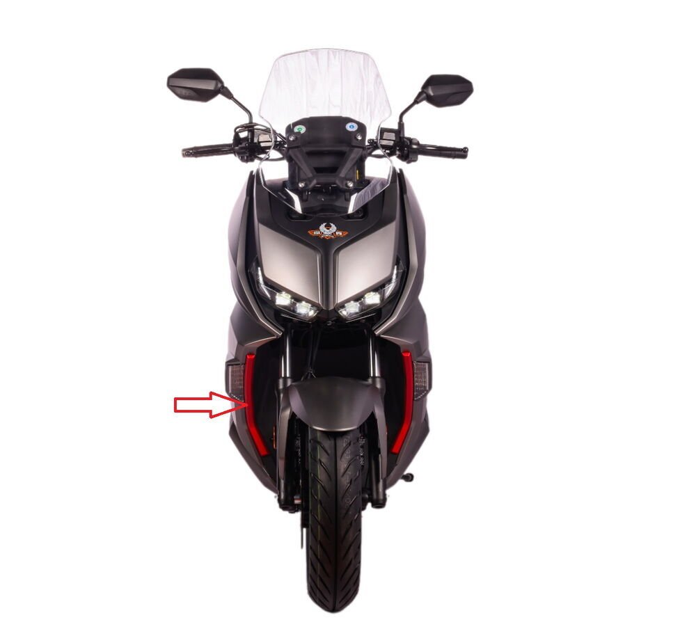 Xsuv 250 Ön Dekor Çıtası Sağ Mat Kırmızı