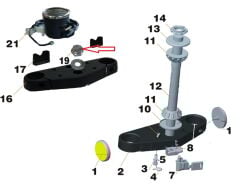 Daytona 125 Üst Mesnet Sabitleme Somunu