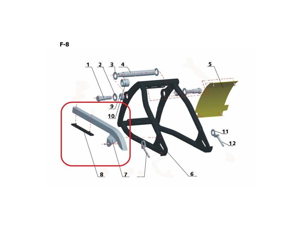 Spyder 250 Zincir Muhafaza Sacı Nikel