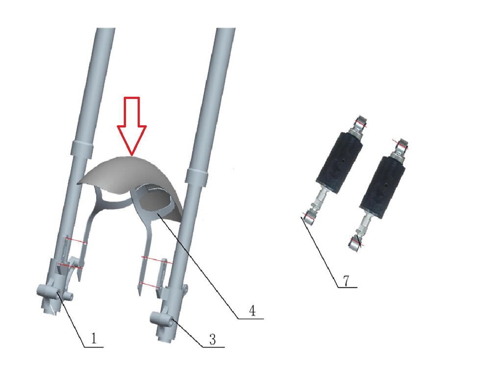 Daytona 125 Ön Çamurluk Siyah