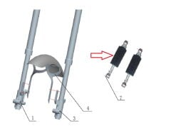 Daytona 125 Arka Amortisör