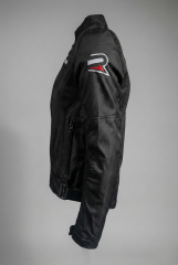 REVERTECH AURA - Siyah / Terletmeyen Fileli Kumaş - Bel, Dirsek ve Sırt Korumalı Motosiklet Montu