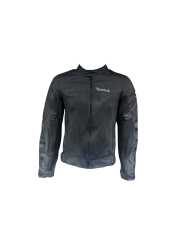 REVERTECH AURA - Siyah / Terletmeyen Fileli Kumaş - Bel, Dirsek ve Sırt Korumalı Motosiklet Montu