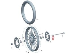 Daytona 125 Ön Teker Mil Burcu