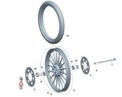Daytona 125 Ön Teker Burc 2