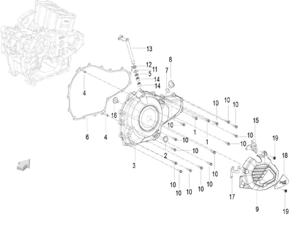 MOTOR KAPAĞI SAĞ DEKORU BENELLİ AMBLEMİ