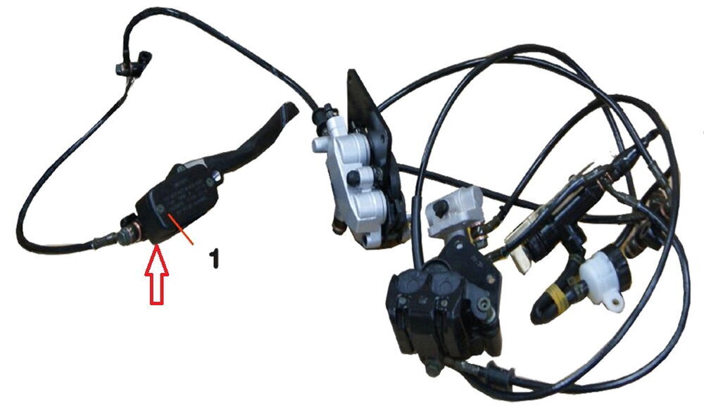 Daytona 125 Ön Üst Fren Merkez