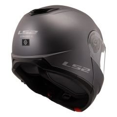 LS2 STROBE 2 MAT TITANIUM KASK