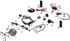 Daytona 250 V Arka Sinyal Sağ