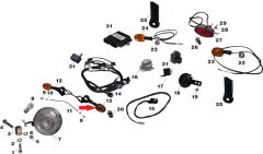 Daytona 250 V Ön Sinyal Sol