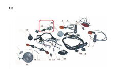 Daytona 250 V Yan Sehpa Müşürü