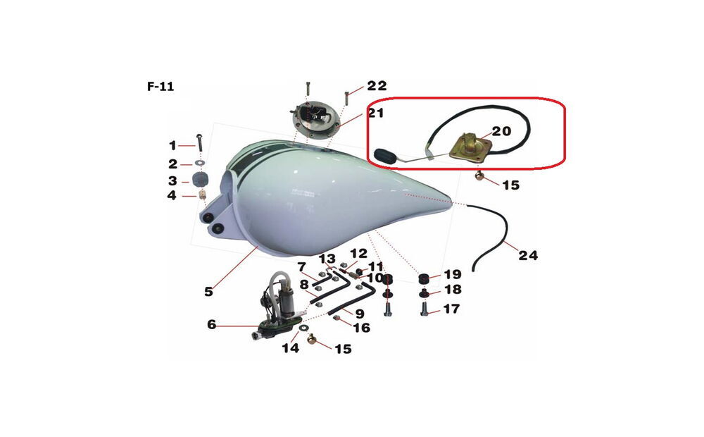 Spyder 250 Benzin Şamandrası