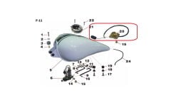 Spyder 250 Benzin Şamandrası