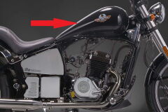 Daytona 125 Benzin Deposu Siyah