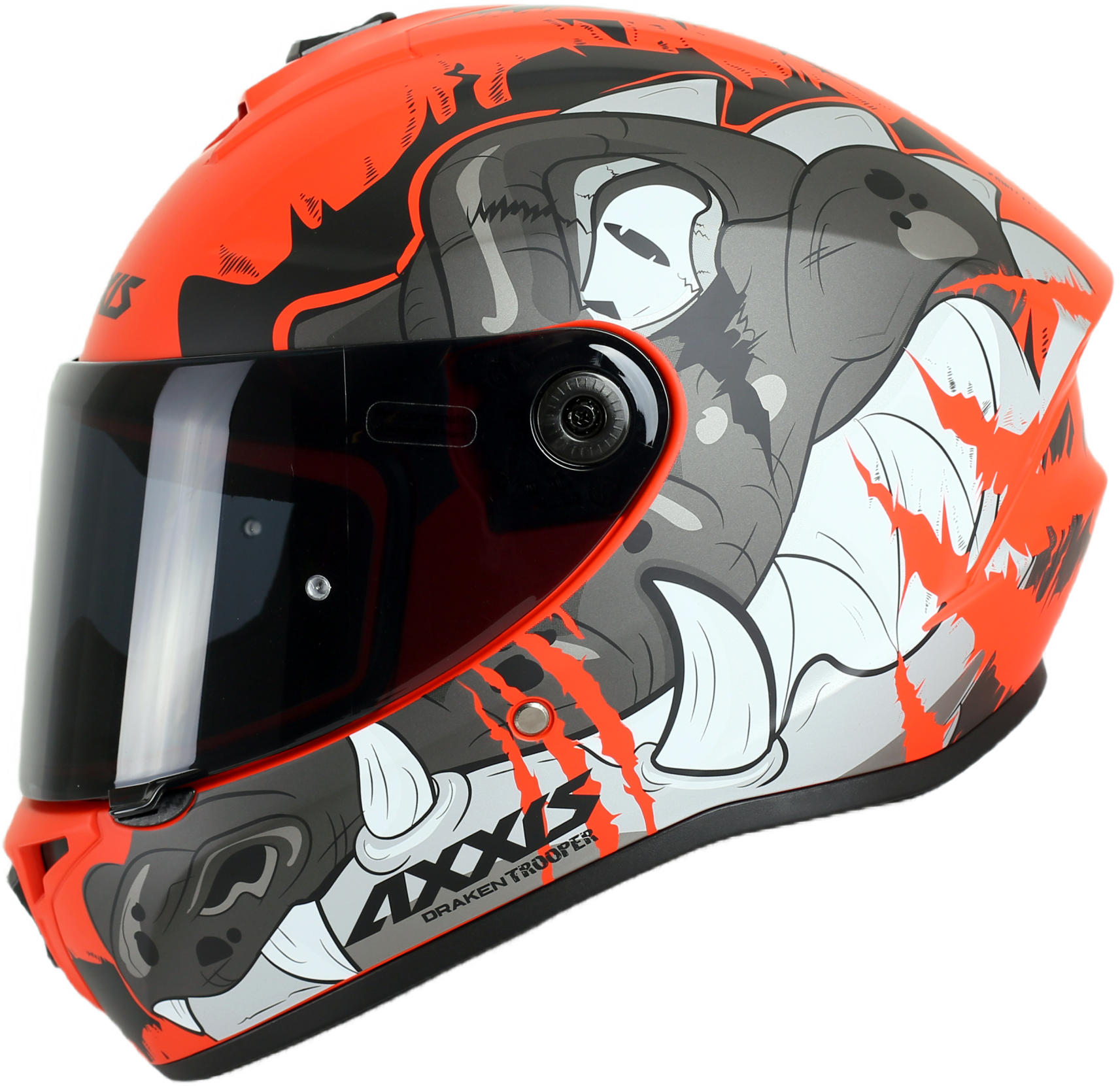 AXXIS DRAKEN S / Trooper E5 Mat Kırmızı