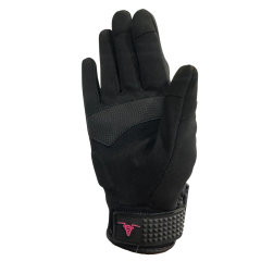 CRAZYBULL EAGLE - Pembe / Su ve Rüzgar Geçirmez Kışlık Kadın Motosiklet Eldiveni