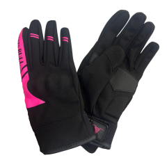 CRAZYBULL EAGLE - Pembe / Su ve Rüzgar Geçirmez Kışlık Kadın Motosiklet Eldiveni