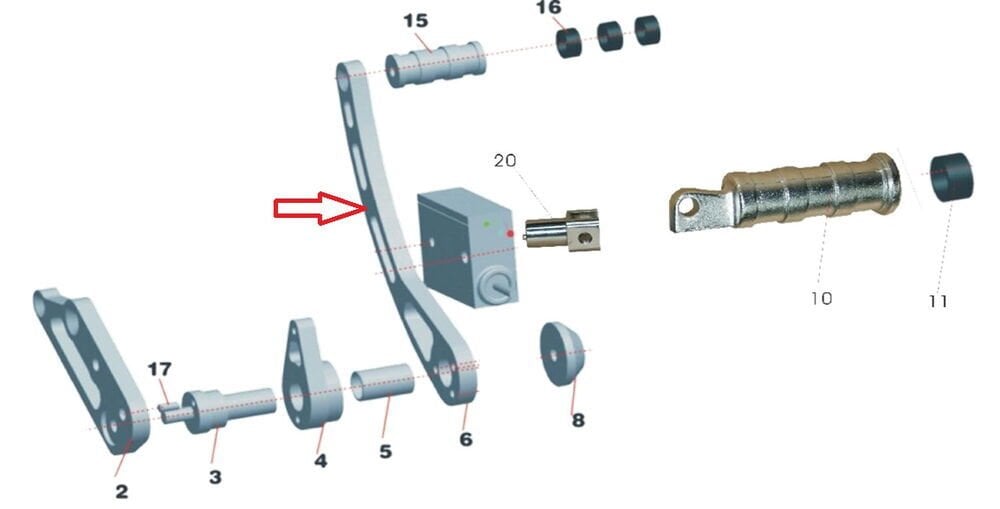 Daytona 125 Arka Fren Levyesi